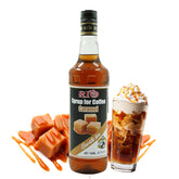 RIO Caramel Syrup For Coffee, Barista-Grade Coffee Syrup Caramel Flavoring for Lattes & Macchiatos, Flavoring for Hot & Iced Drinks, Non-GMO, 700ml